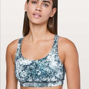 Lululemon Energy Bra Wildwood Multi Size 4